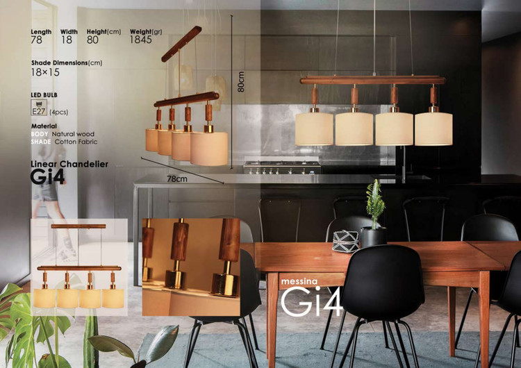 چراغ آویز کانتر ناهارخور