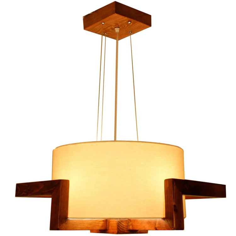 لوستر چوب طبیعی مدرن