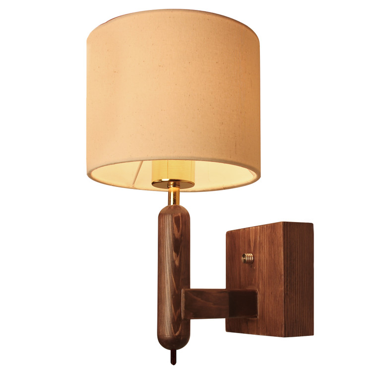 چراغ دیوارکوب بدنه چوب مسینا Gi1