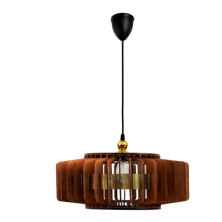 نور آویز چوبی