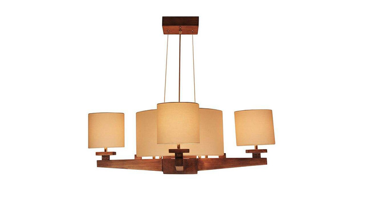 لوستر چوبی کلاسیک