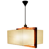 چراغ آویز چوبی