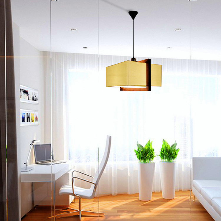 چراغ آویز چوبی مدرن